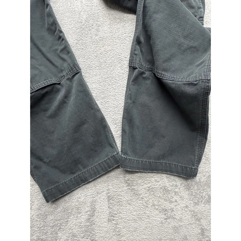 Carhartt Cargo‎ Pants Mens Measured 39x31 Gray Relaxed Fit Canvas Straight Leg